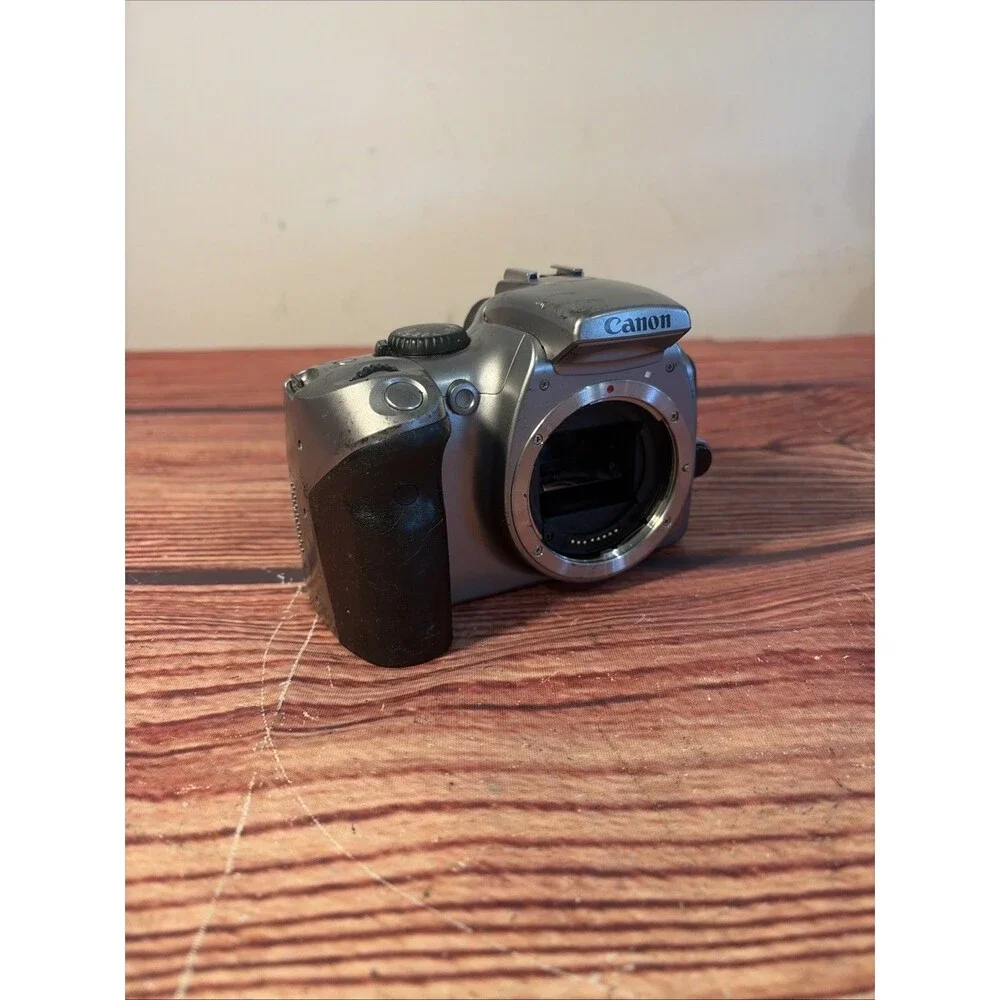 Canon EOS Digital Rebel DS6041 6.3MP DSLR Camera Body Silver W/ Battery - TESTED